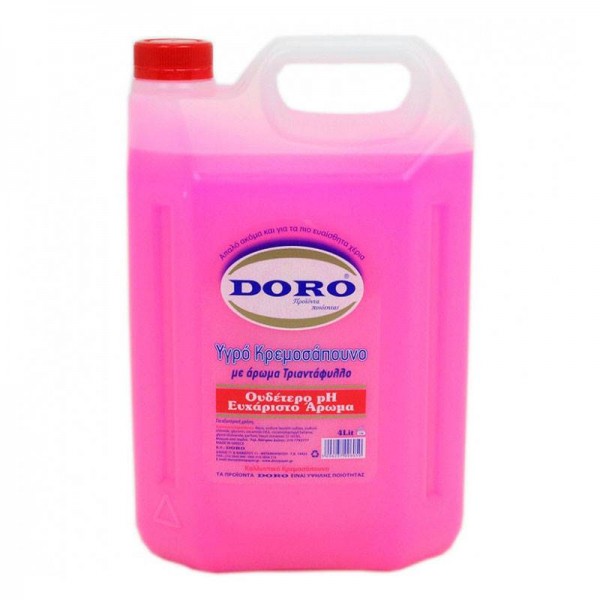 Υγρό Kρεμοσάπουνο Doro Τριαντάφυλλο 4lt