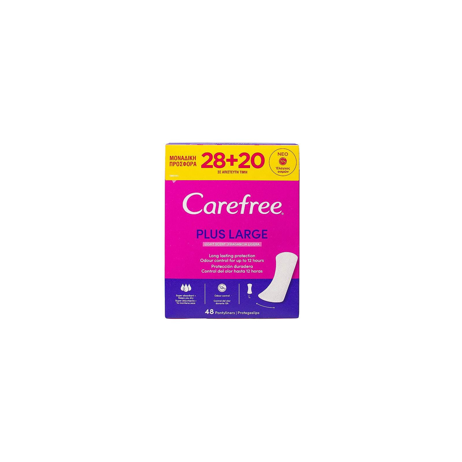 CareFree Plus Large 48 τεμ. (28+20 Δώρο)