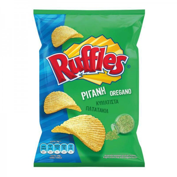 Πατατάκια με Γεύση Ρίγανη Ruffles 90gr