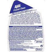 Υγρό Τζαμιών με Αντλία Crystal Clean Ajax 750ml