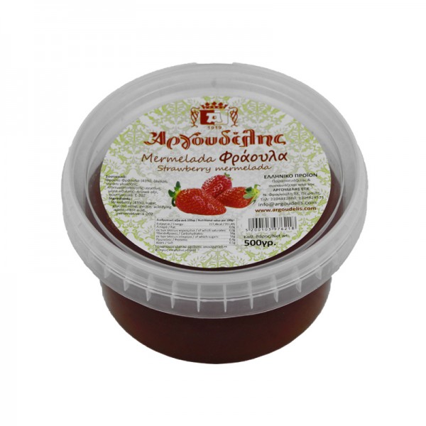 Μαρμελάδα Φράουλα Αργουδέλης 500gr