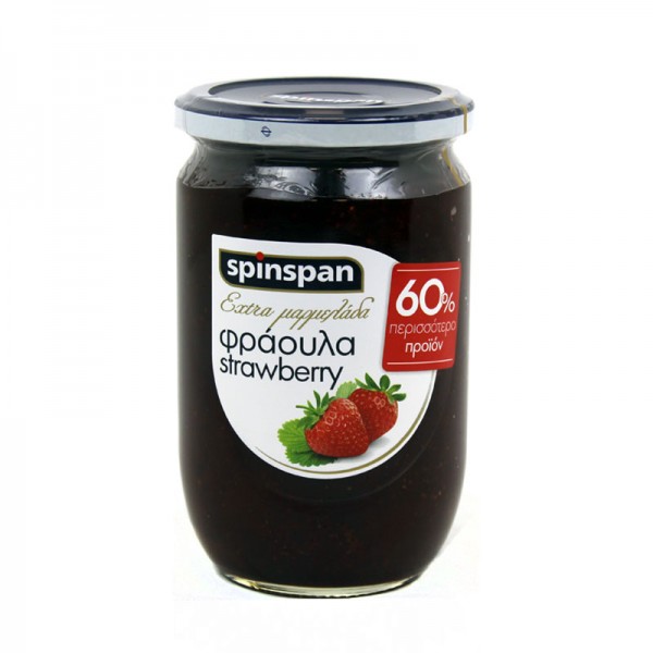 Έξτρα Μαρμελάδα Φράουλα Spin Span 600gr